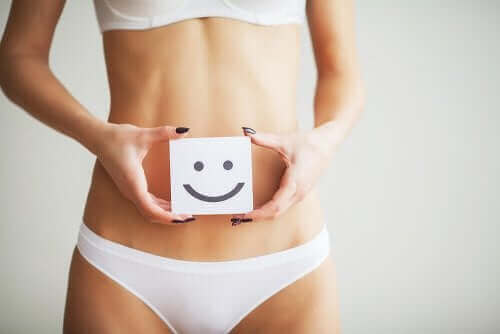 En kvinne med god fordøyelse.