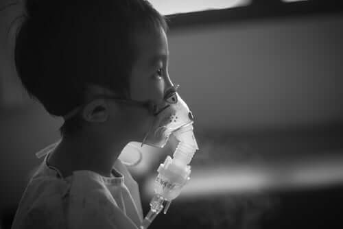 Barn med lungebetennelse