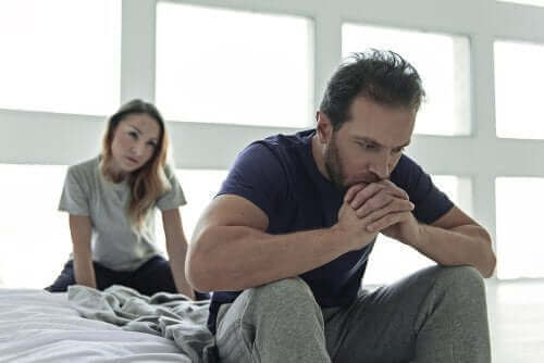 Mann med seksuell dysfunksjon