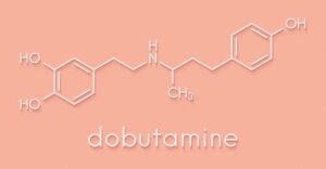 Hva blir medikamentet dobutamin brukt til?