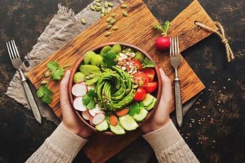 En sunn salat.