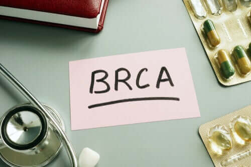 BRCA står skrevet på en lapp