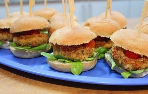 Vegansk burger