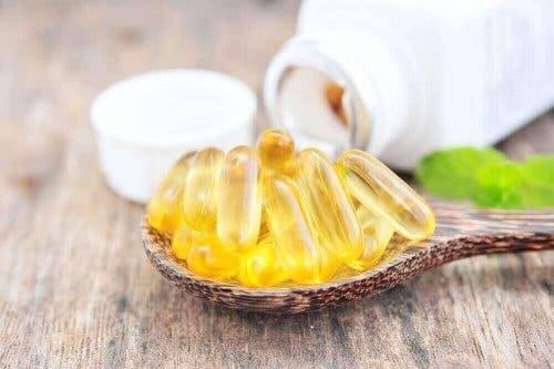 Vitamin B6 i kapsler.