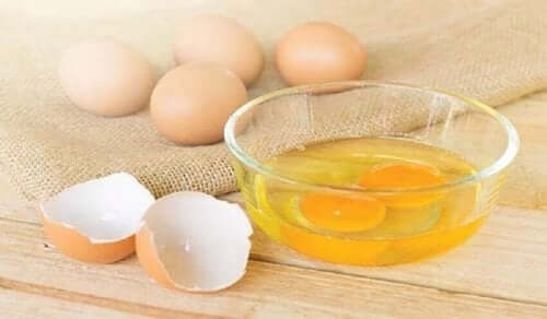 Egg i en skål