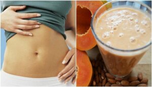 Bedre fordøyelse: Smoothie av papaya og mandelmelk