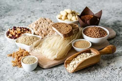 Matvarer med gluten