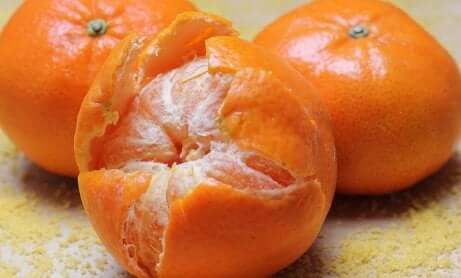 Te med mandarinskall