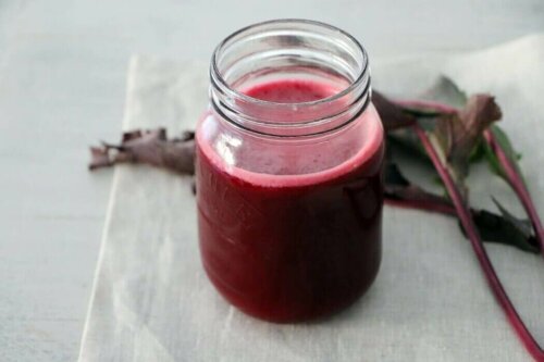 Rødbet-saft.