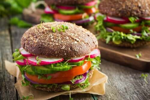 Vegansk burger