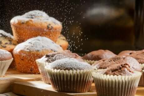 glutenfrie og laktosefrie havremuffins: Sukkerfrie muffins er et godt alternativ