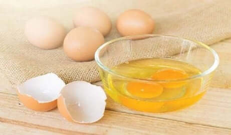 Eggeplomme og egg