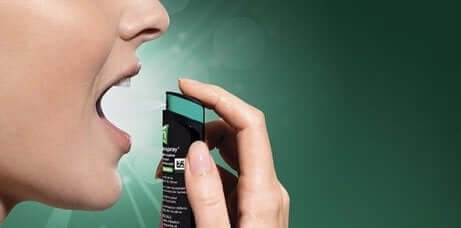 Sprayprodukter for å slutte å røyke.