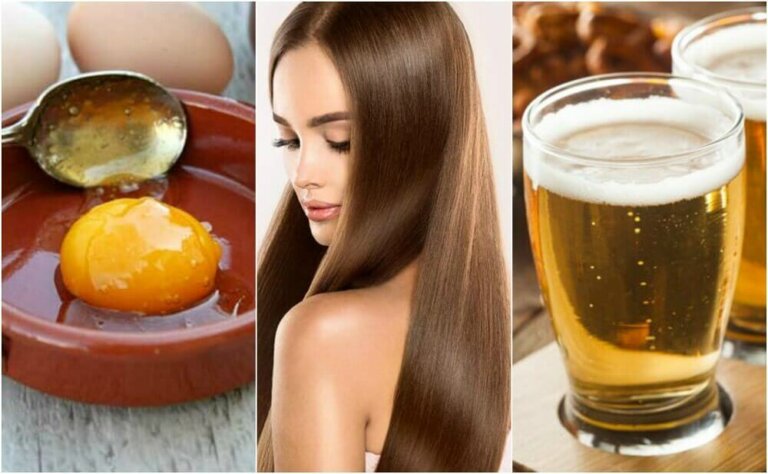 En behandling med øl og egg for silkemykt og sunt hår