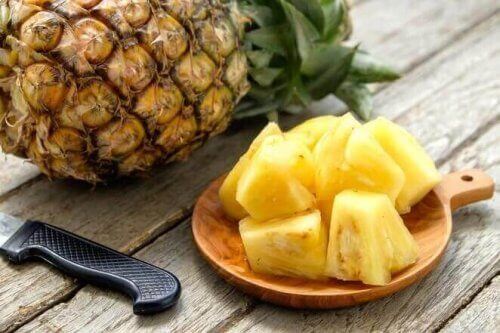 Oppkuttet ananas kan bidra til å redusere risikoen for kreft