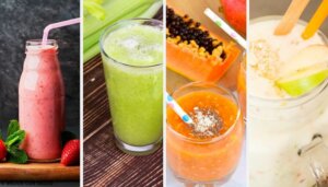 Fire deilige og sunne detox-smoothies