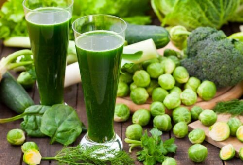 Grønn juice.