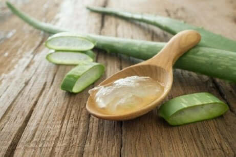 aloe vera for å kurere sti på øyet