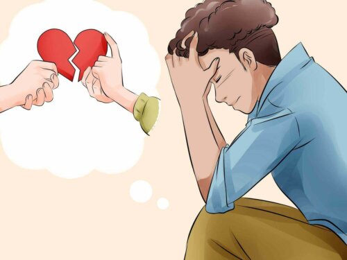 Mann som frykter et romantisk forhold.