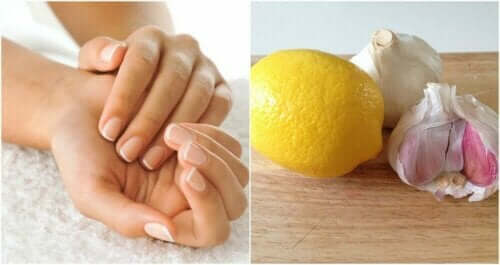 Hvordan styrke neglene dine med hvitløk og sitron