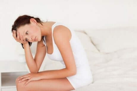 En kvinne med en urinveisinfeksjon