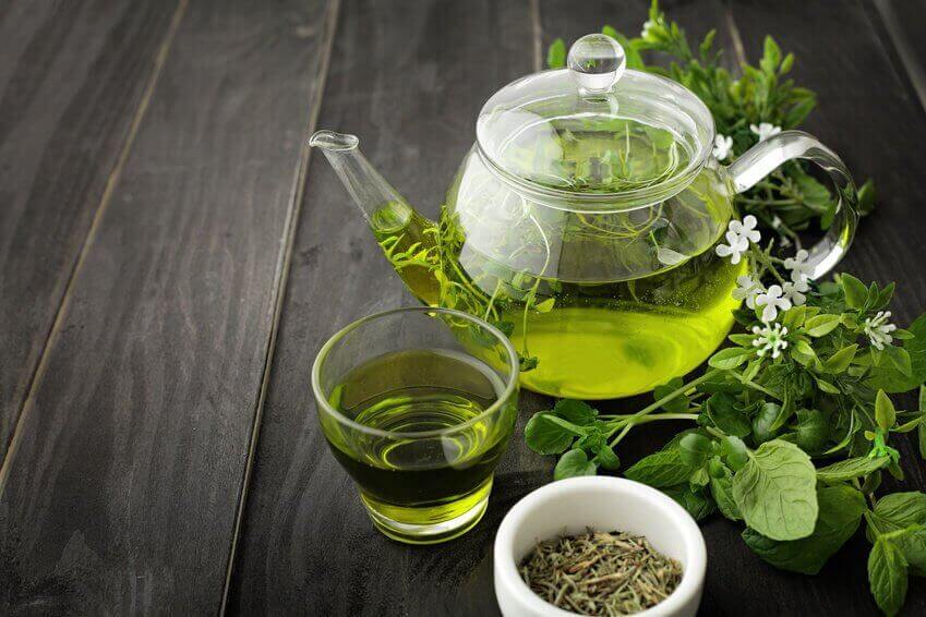 Grønn te for å ta vare på huden din