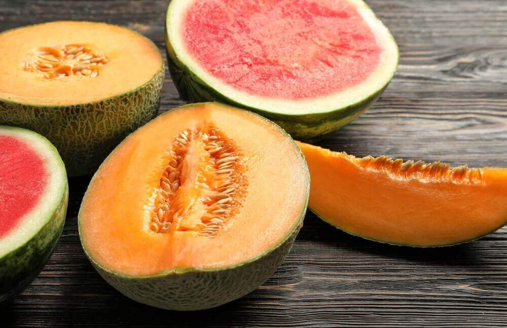 Skiver av melon