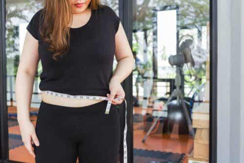 En overvektig kvinne