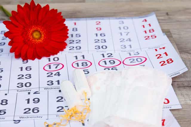 En representasjon av menstruasjonssyklusen
