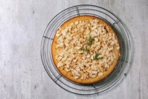 En oppskrift på brødkake med mandler