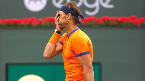 Stressbrudd: Rafael Nadals siste skade