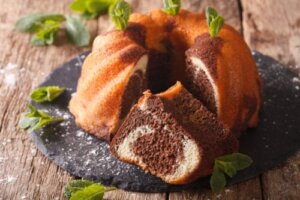 Marmorert bundtkake-oppskrift