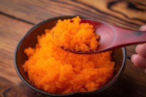 Masago: Næringsstoffene og bruken av loddefiskrogn