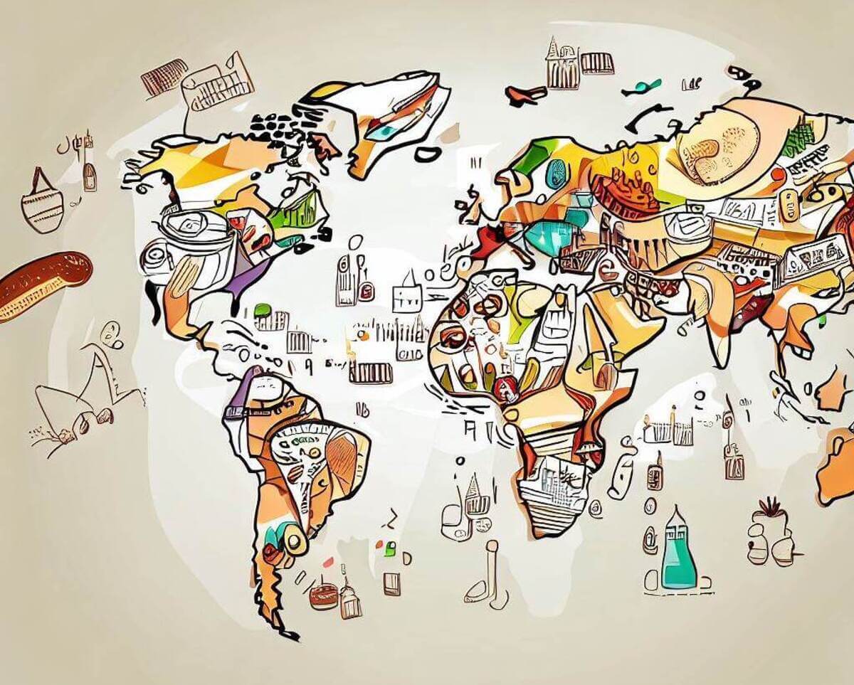 De 10 landene som har høyest kaloriinntak per dag og hvordan kostholdet er