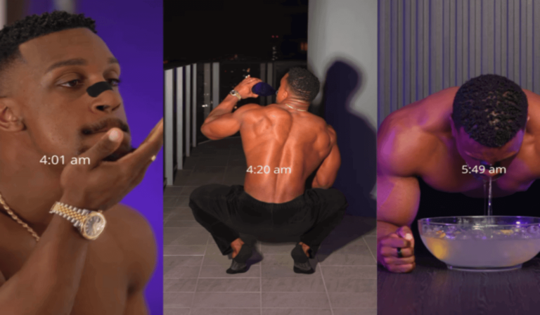 Dette er Ashton Halls virale rutine som starter klokken 03:52